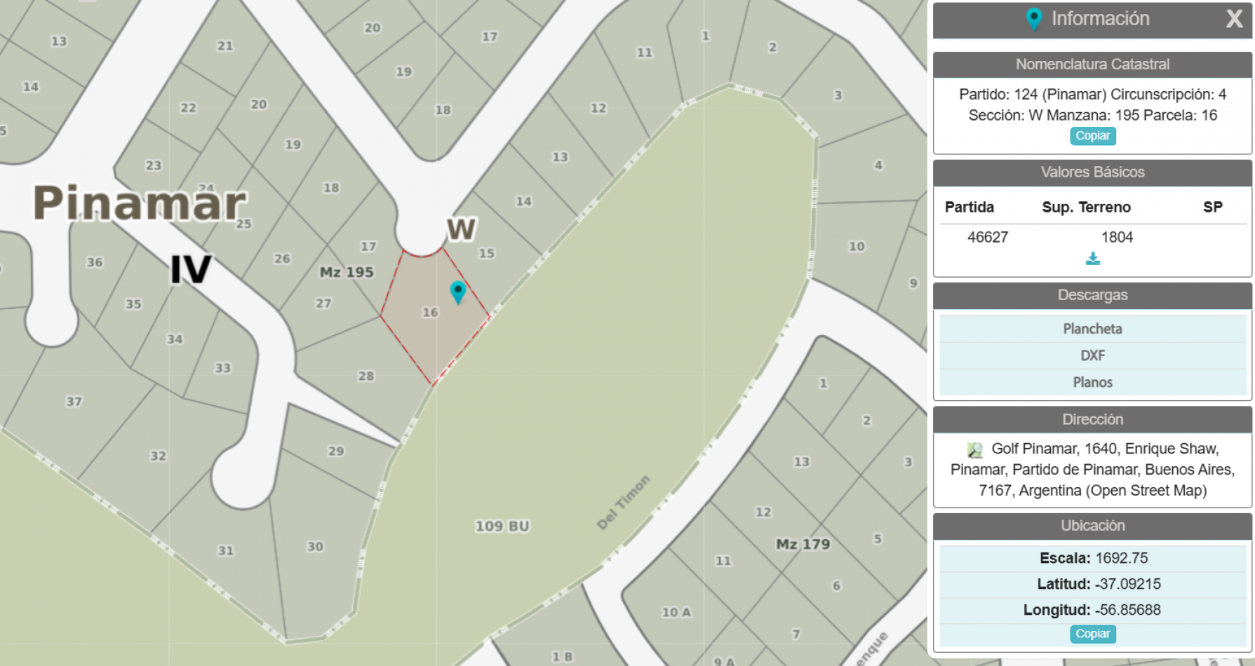 3016- Del Juncal, Pinamar